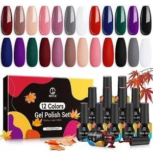 MEFA Gel Nail Polish Set | 12 Colours | Magical Adventure