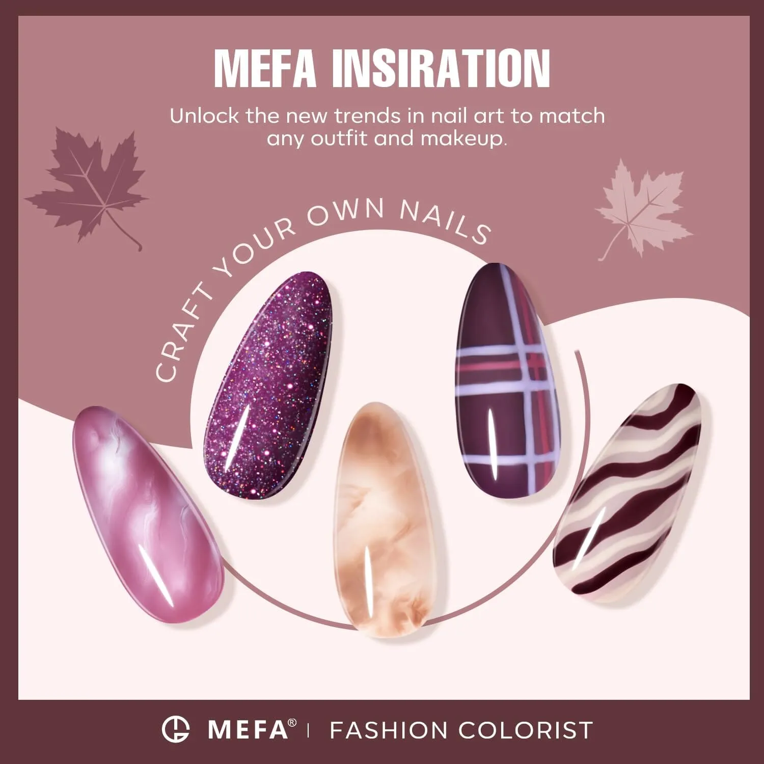 MEFA Gel Nail Polish Set | 12 Colours