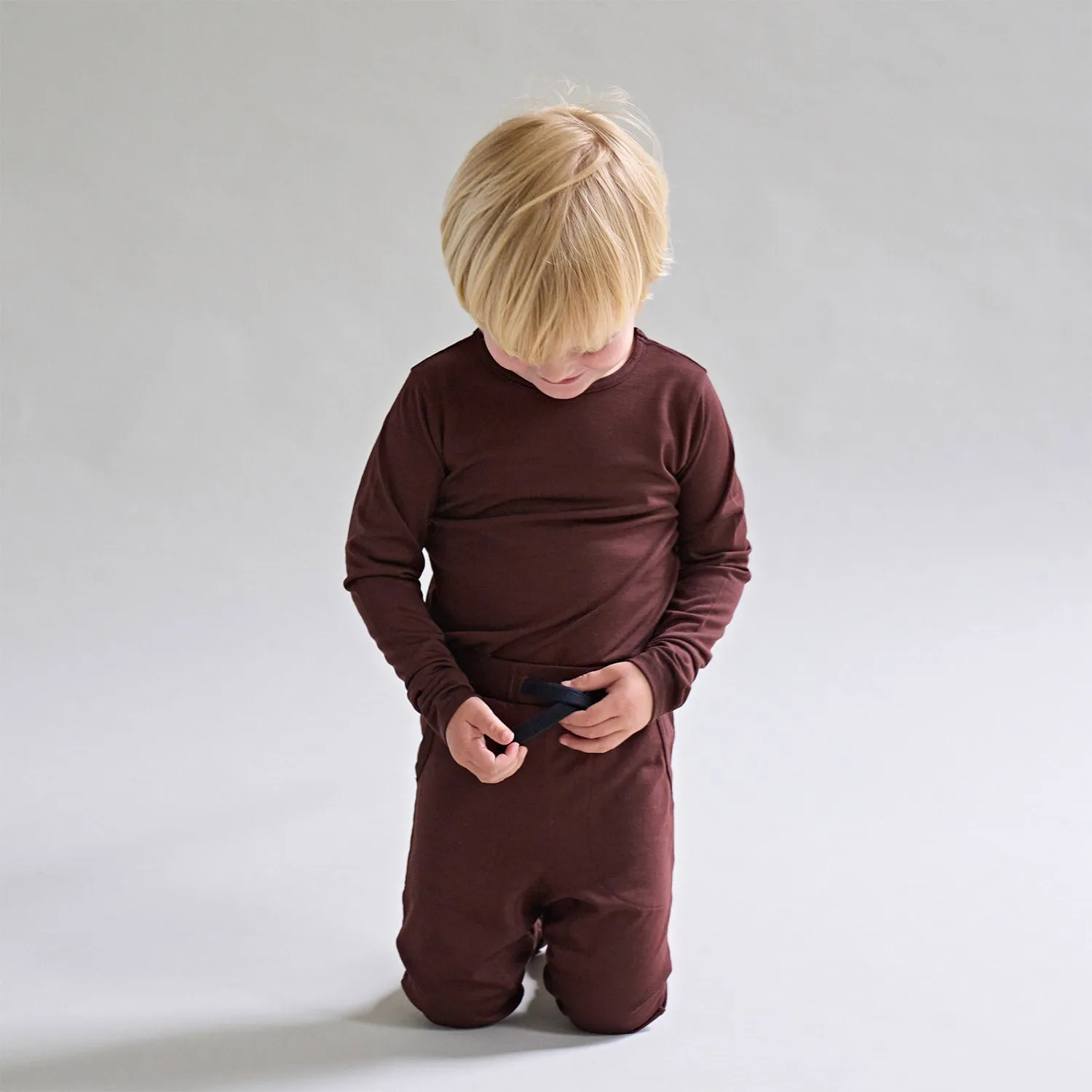 Merino Wool 24-7 Trouser - Chocolate