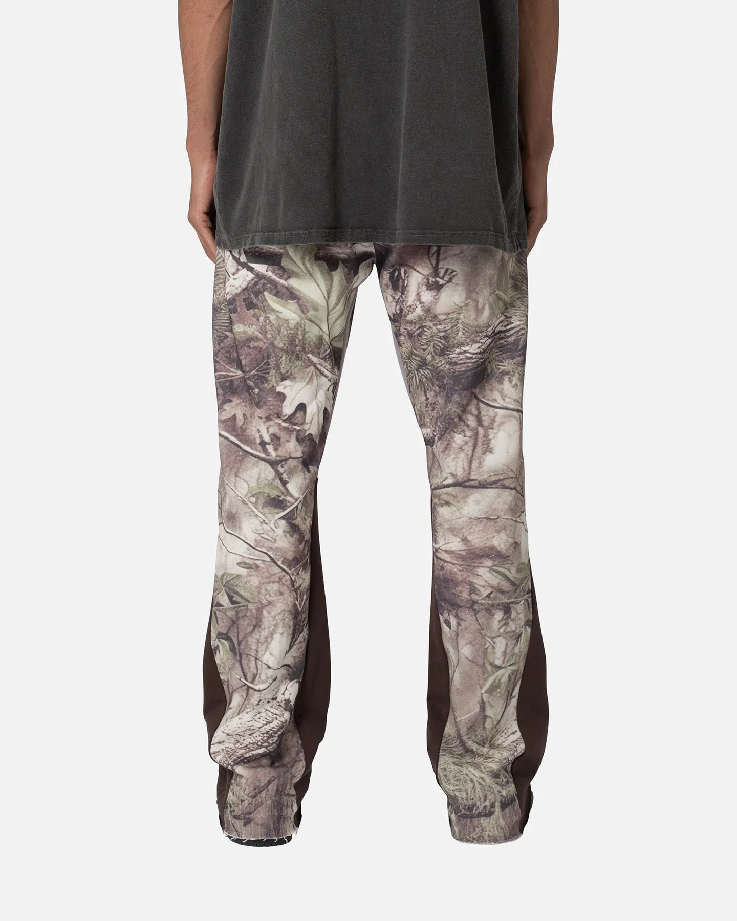 MNML Contrast Bootcut Sweatpants Tree Camo