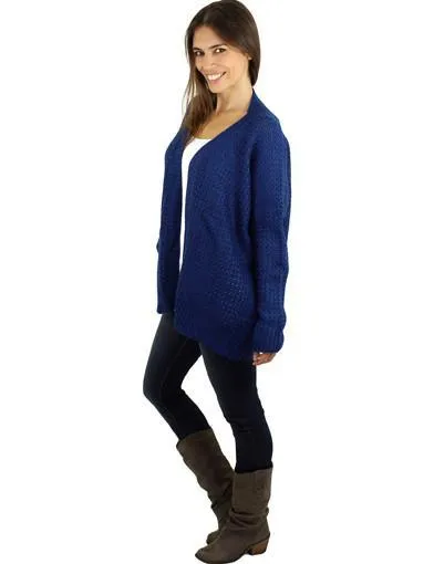 Navy Knit Cardigan