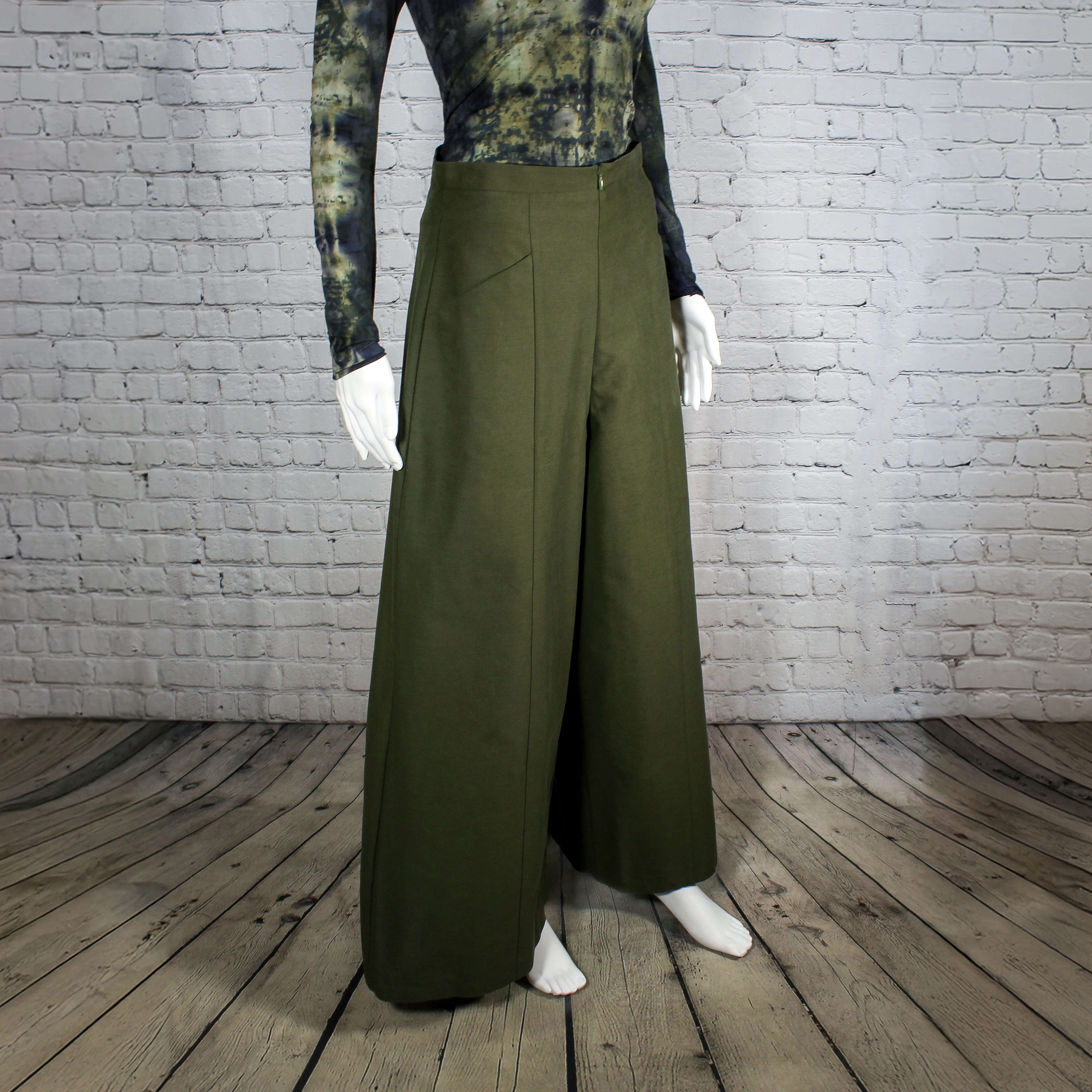 NEW! Grid Iron Pants in Olive Twill by Kim Schalk