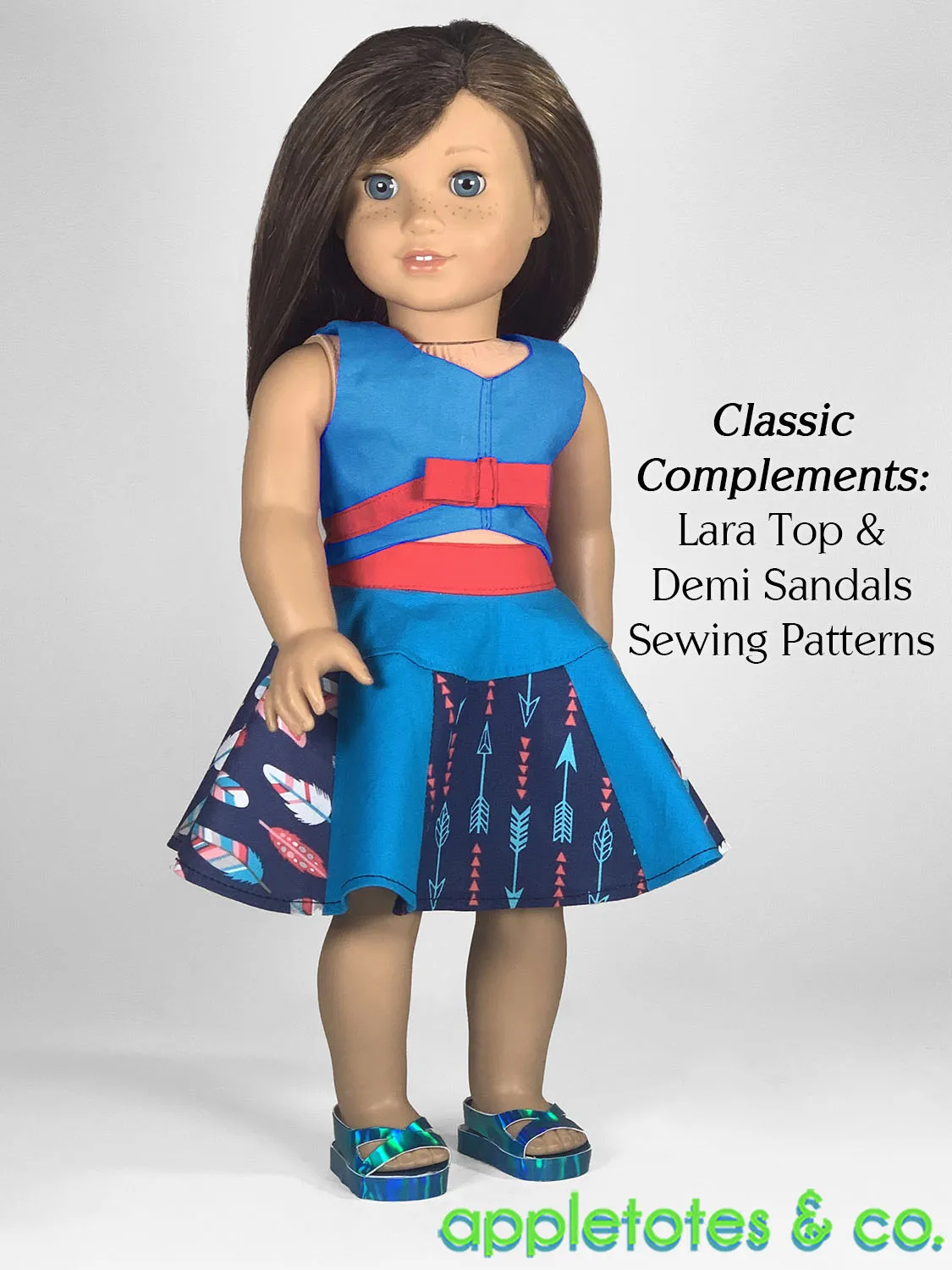 Nola Skirt 18 Inch Doll Sewing Pattern