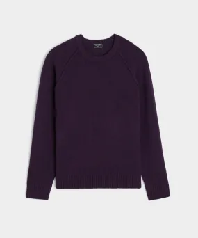 Nomad Cashmere Crewneck in Deep Plum