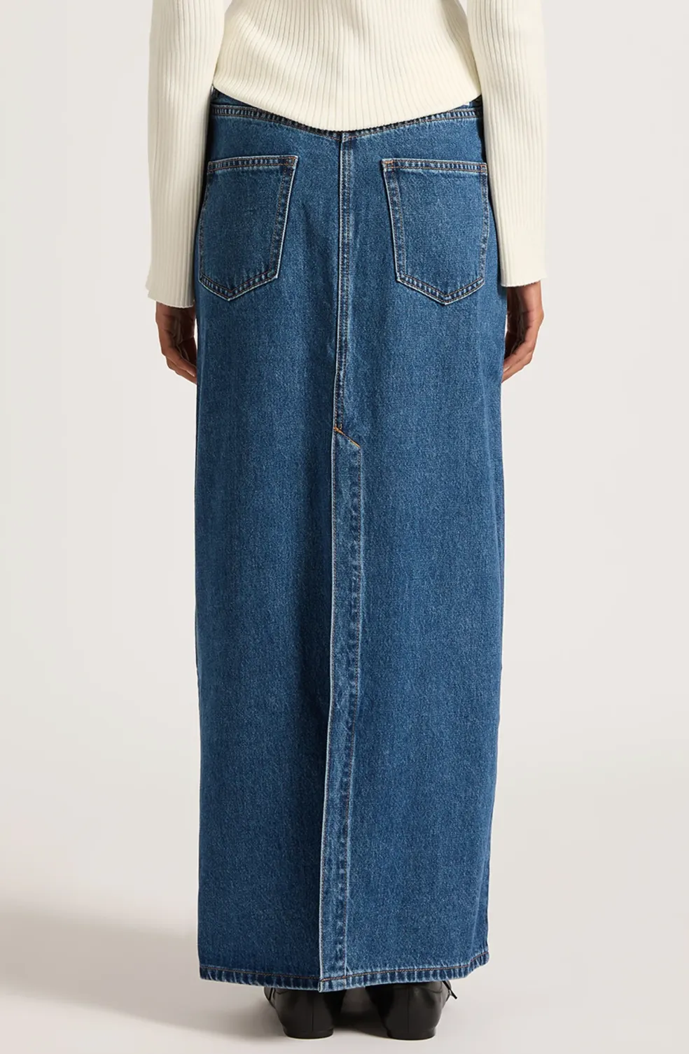 Nude Lucy ORGANIC DENIM MAXI SKIRT