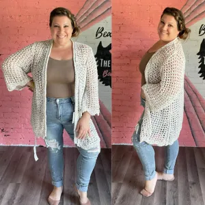 Open Weave Summer Cardigan