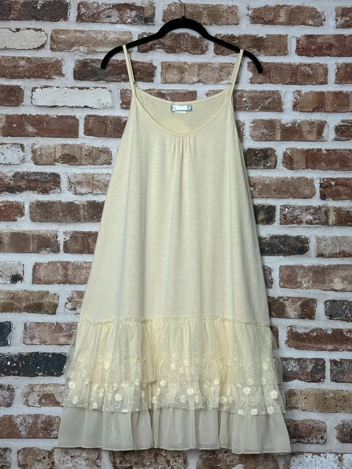 Optimistic Triple Laced Vintage Inspired Hippie Beige Extender