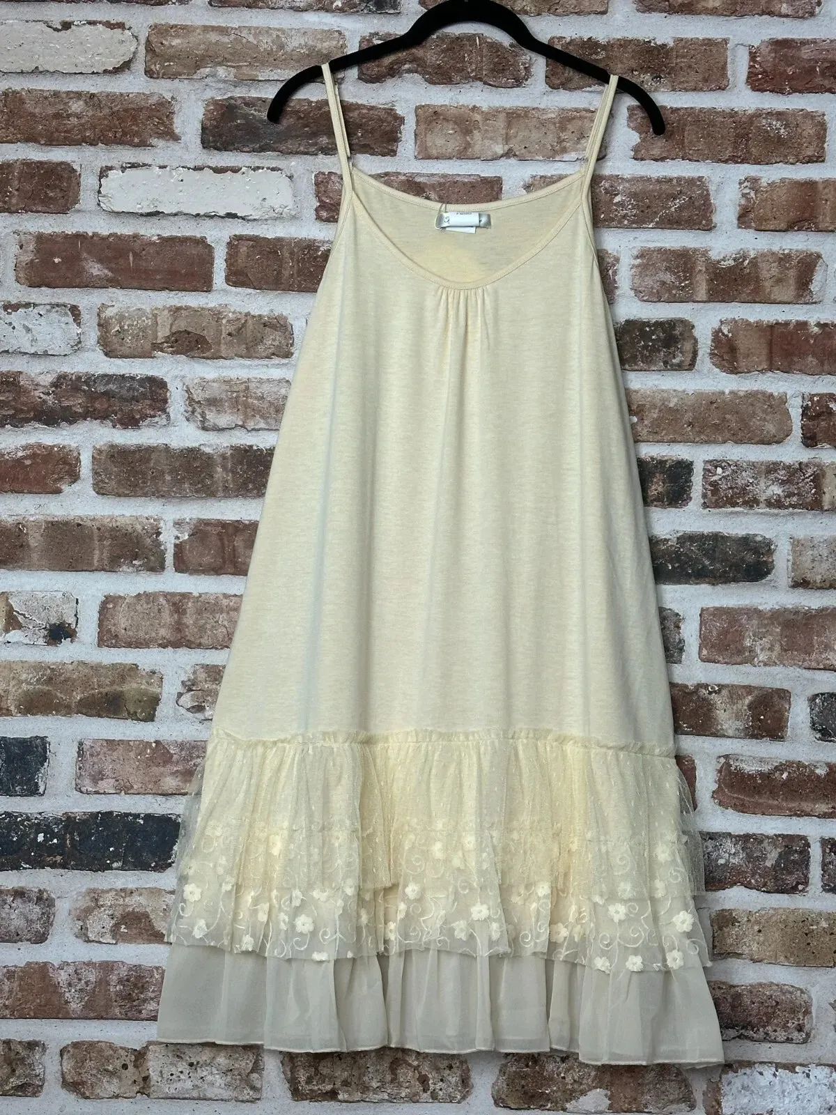 Optimistic Triple Laced Vintage Inspired Hippie Beige Extender