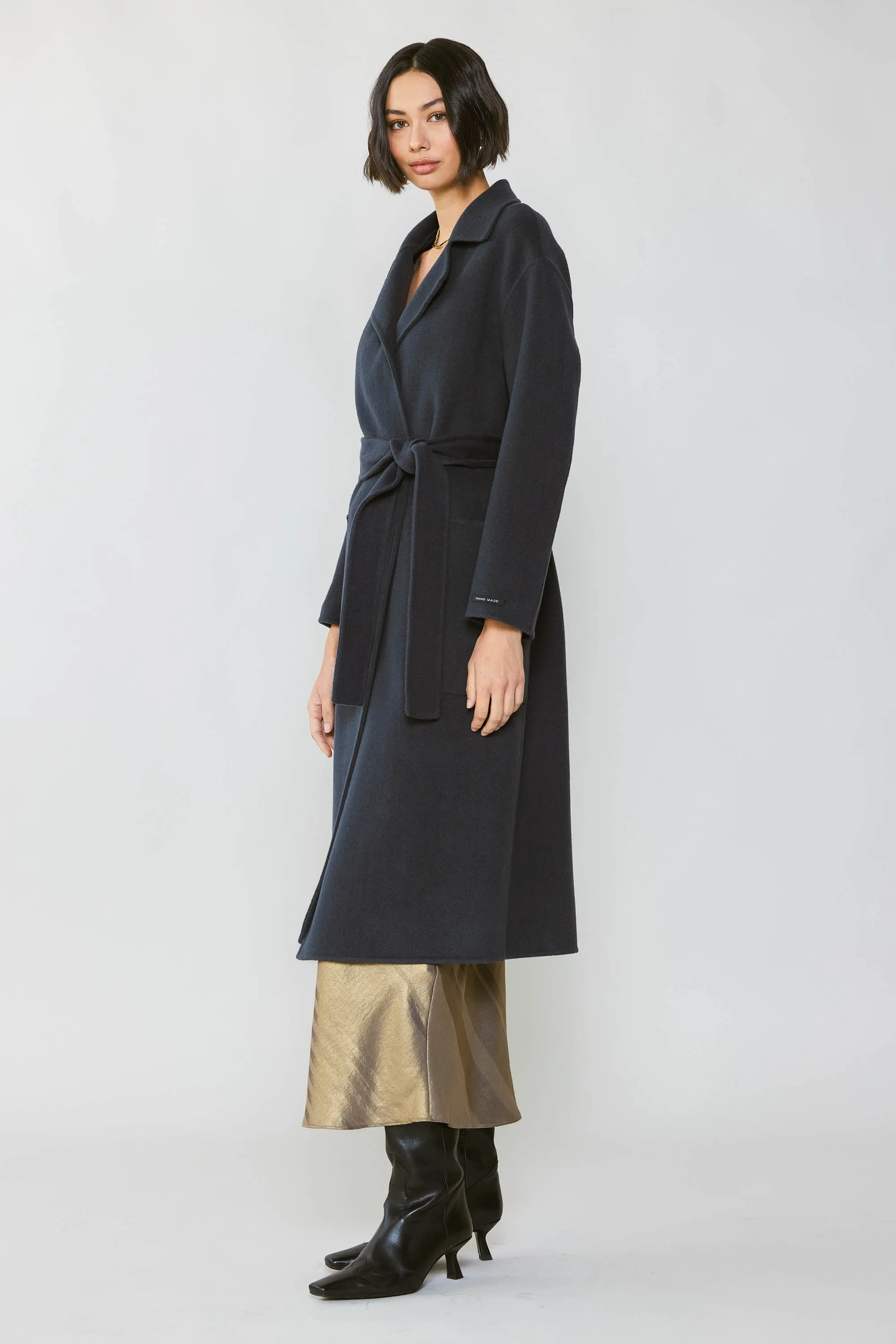 Oversized Belted Wool Coat