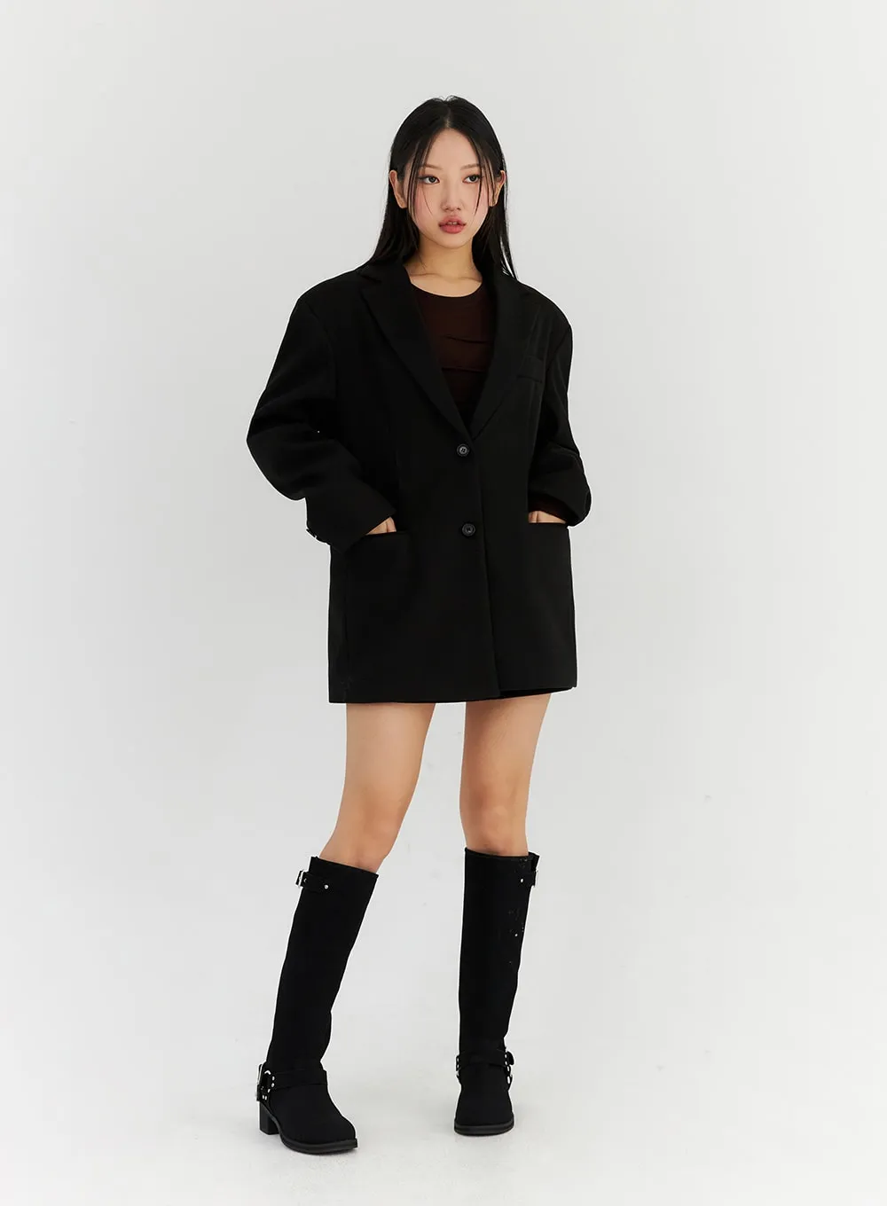 Oversized Midi Tailored Jacket CN315