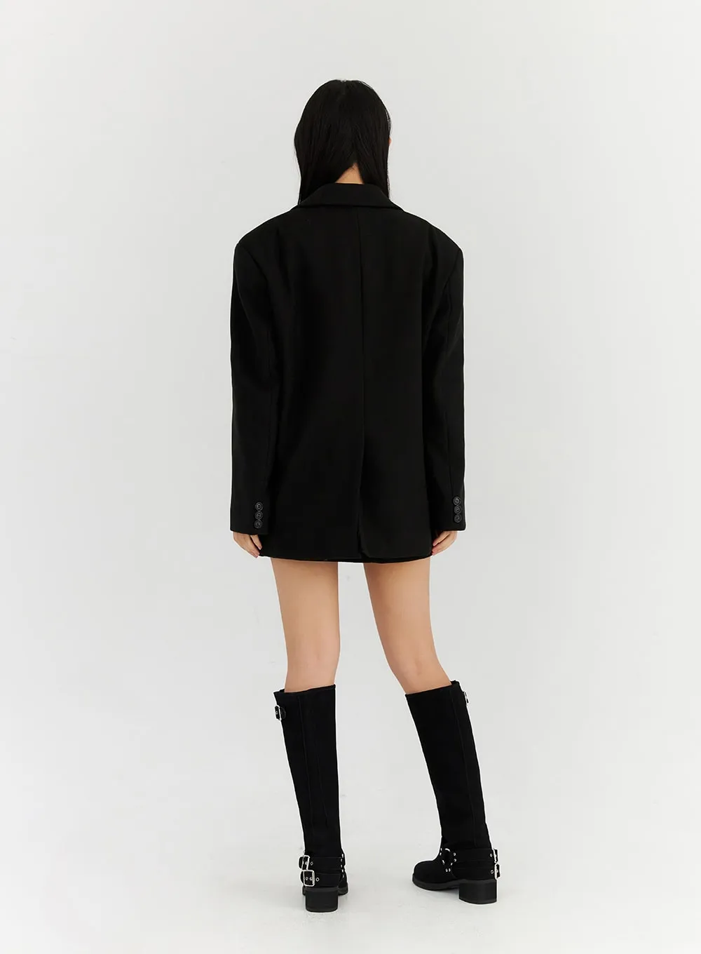 Oversized Midi Tailored Jacket CN315