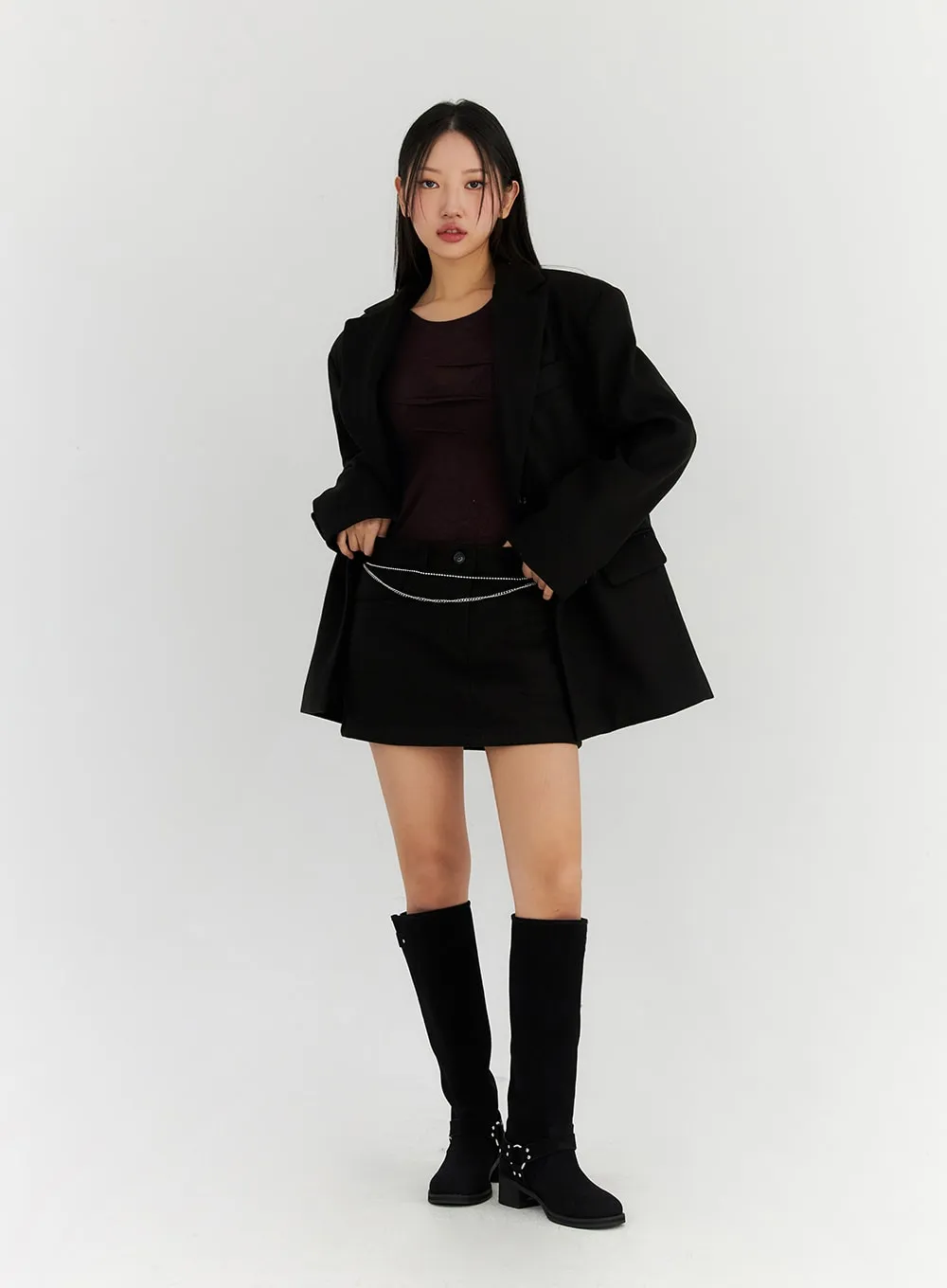 Oversized Midi Tailored Jacket CN315