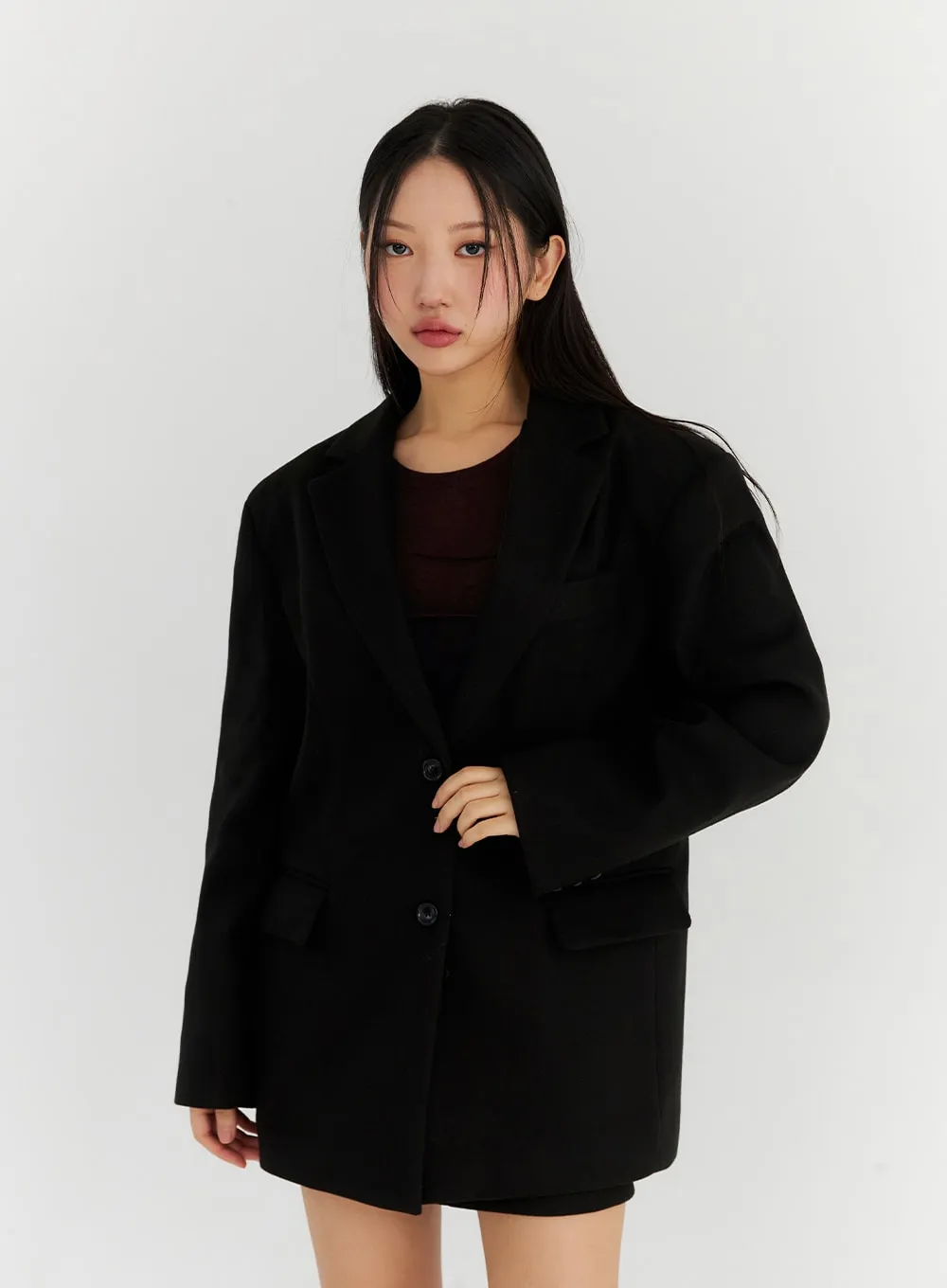 Oversized Midi Tailored Jacket CN315