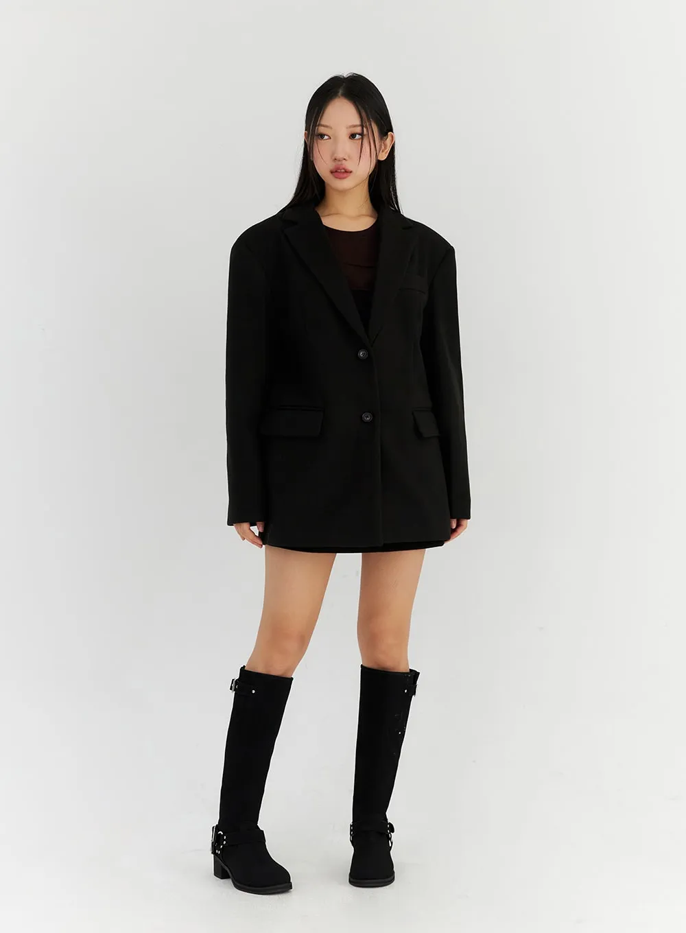 Oversized Midi Tailored Jacket CN315