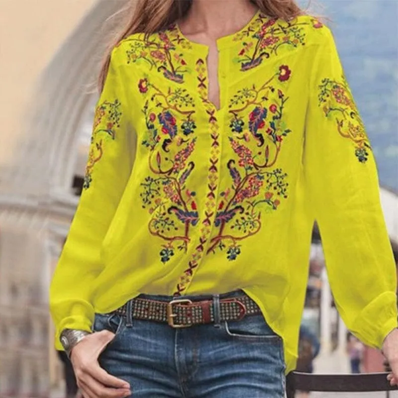 Print Long Sleeve Shirt