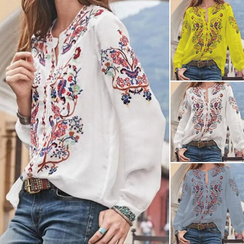 Print Long Sleeve Shirt