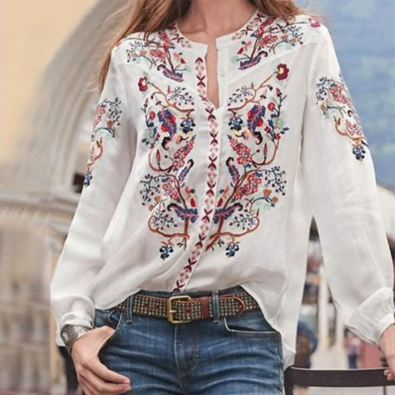 Print Long Sleeve Shirt