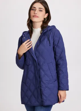 Quilted Snap Front Jacket