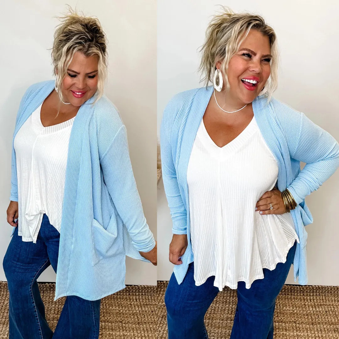 Reese Ribbed Cardigan with Thumbholes Pre-Order