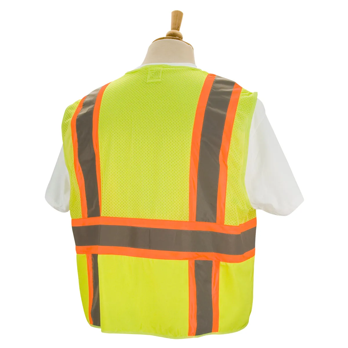 Revco SVY220 Hi-Vis ANSI Class 2 Surveyor's Safety Vest (1 Vest)