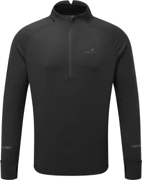 Ronhill Tech Prism Half Zip Long Sleeve Mens Running Top - Black