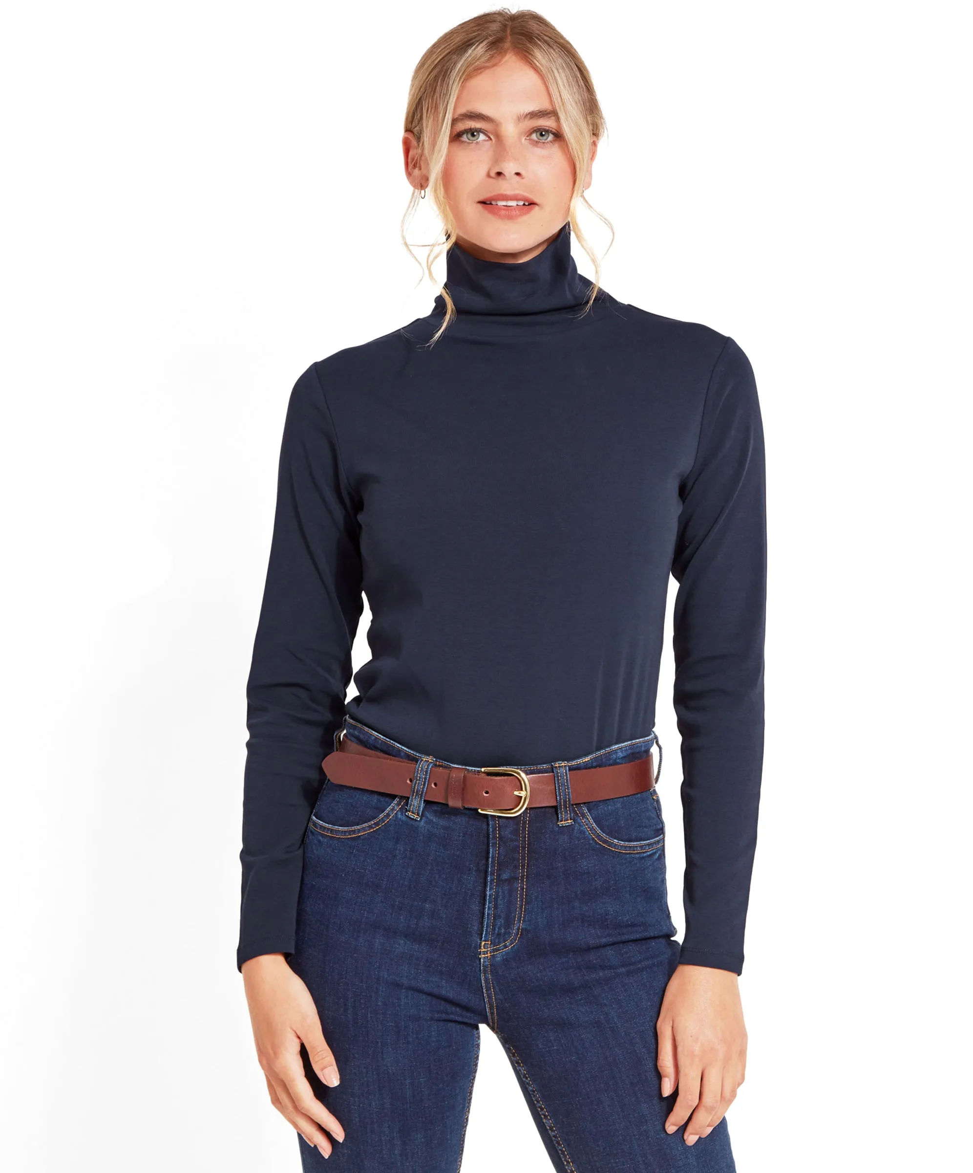 Rosedale Roll Neck - Navy