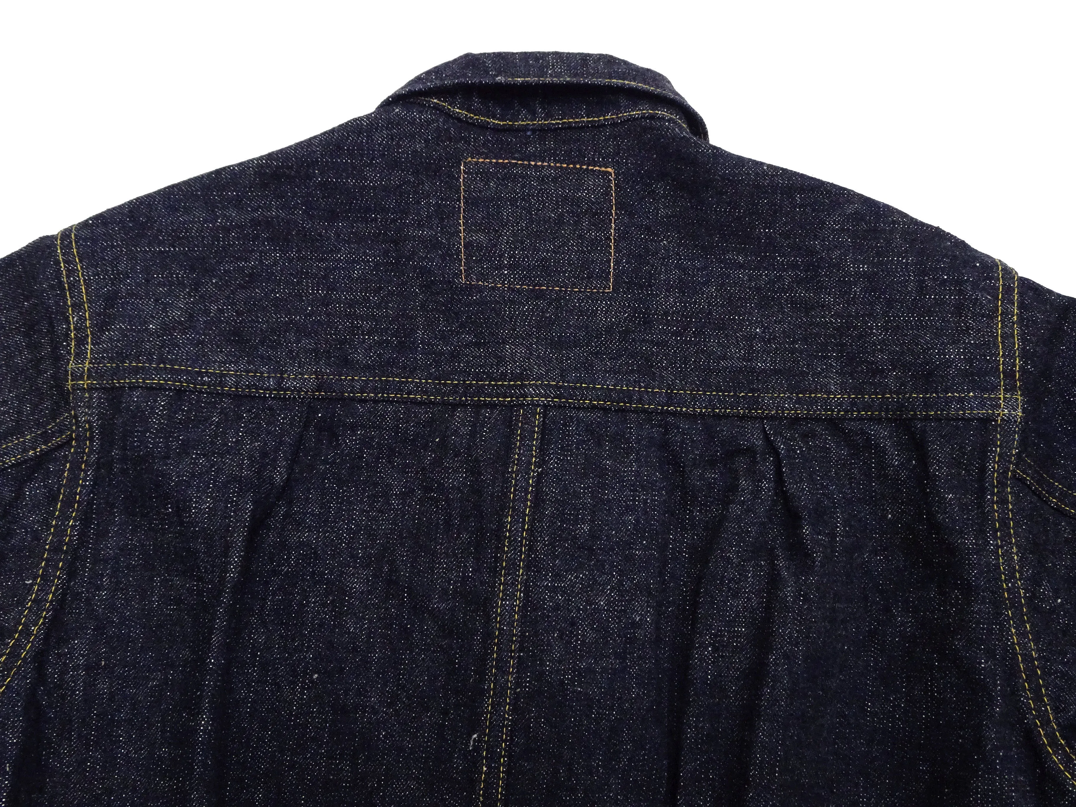 Samurai Jeans Denim Jacket S556VX Men's Type 1 Style 17 Oz. Denim Jean Jacket One-Wash