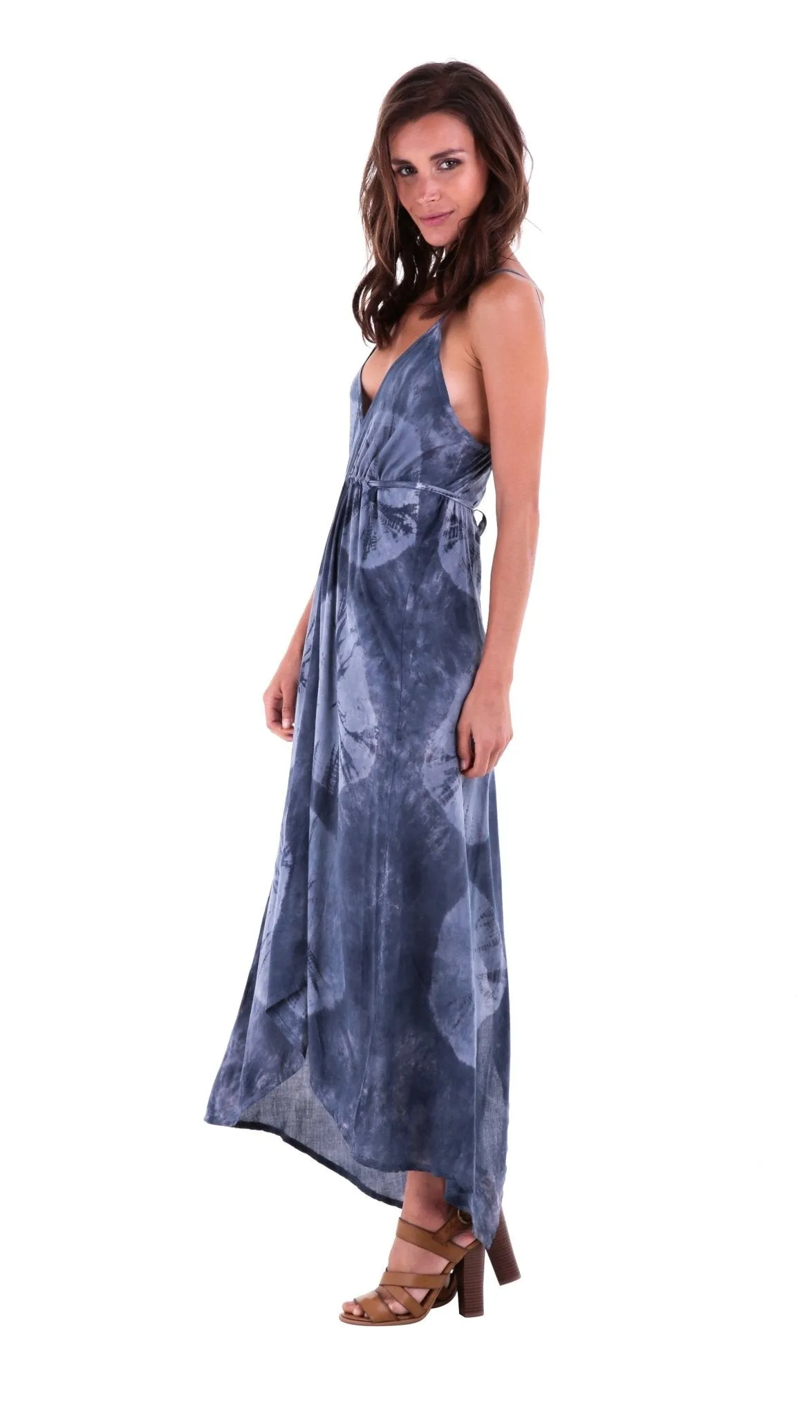 Savanah Long Asymmetrical Summer Slip Dress