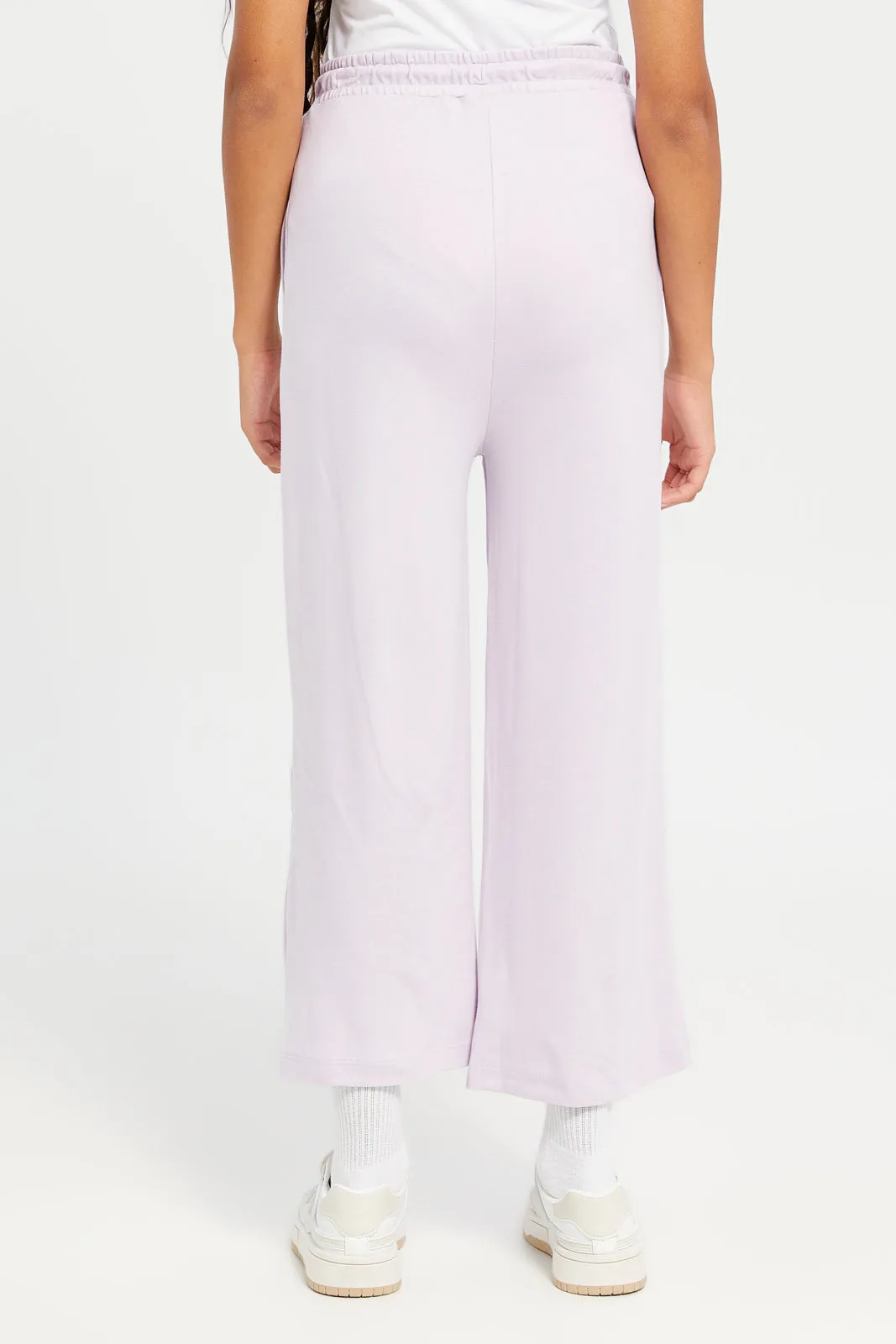 Senior Girls Purple Wide Leg Pant