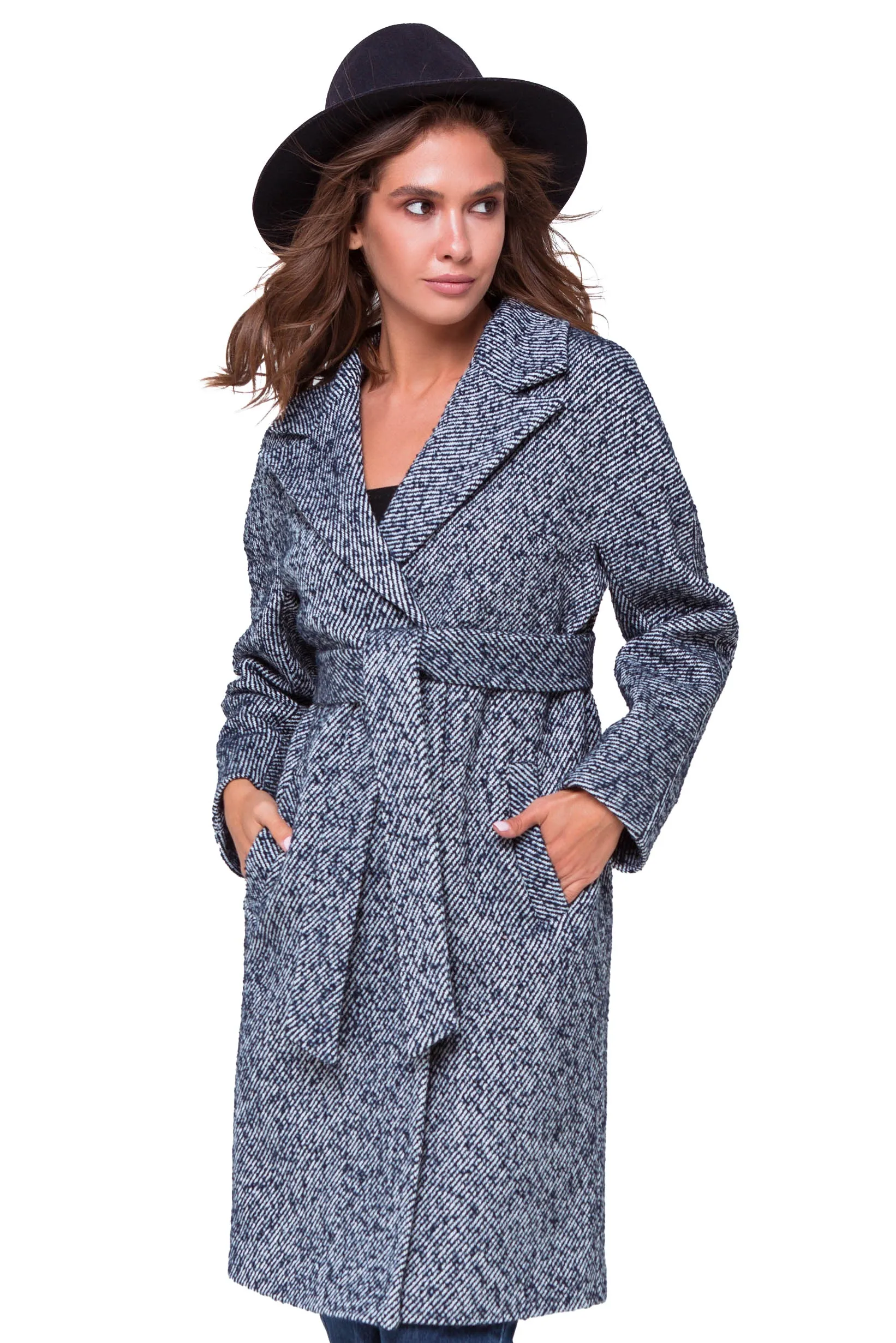 Simona Tweed Tailored Coat