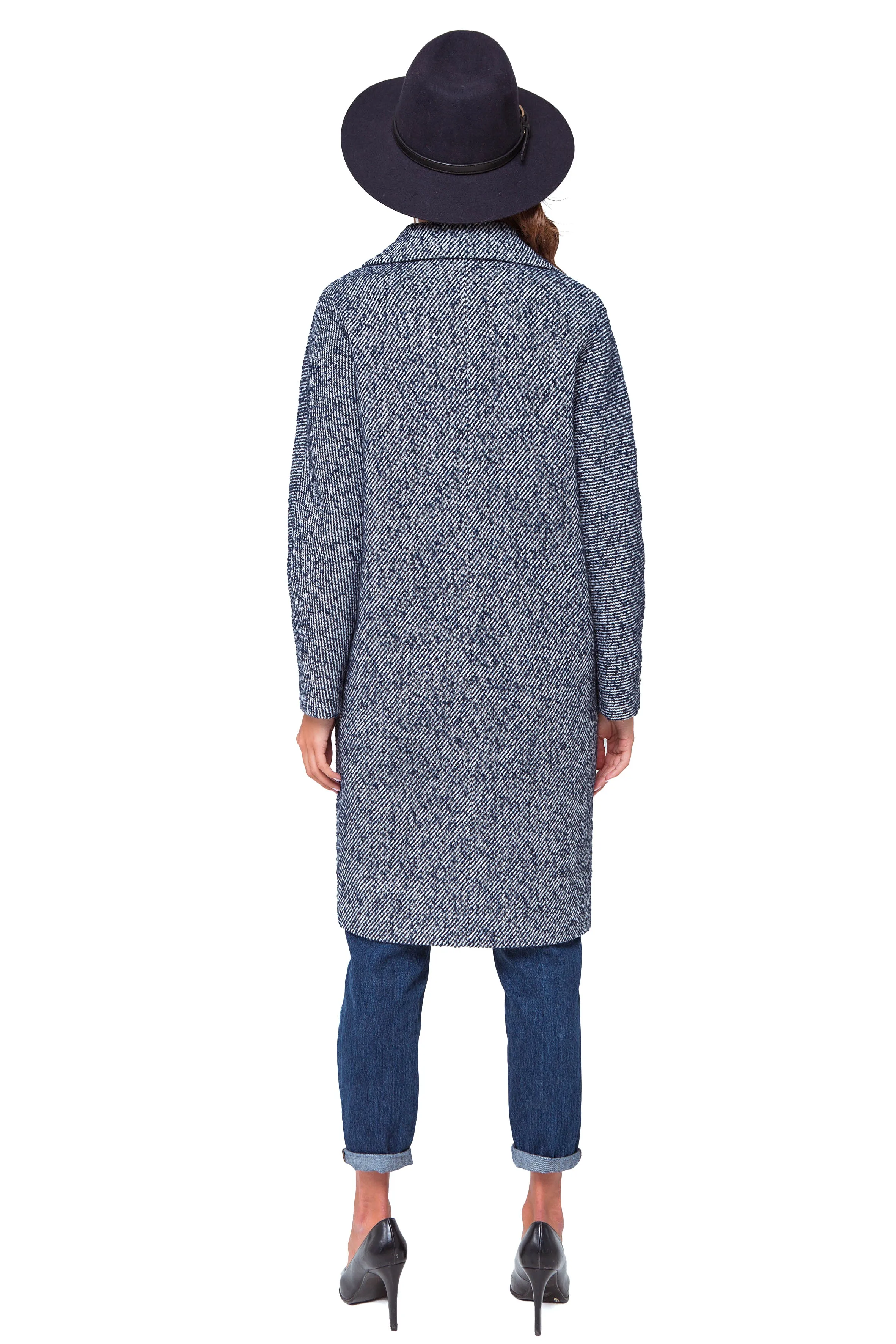 Simona Tweed Tailored Coat