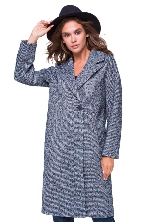 Simona Tweed Tailored Coat