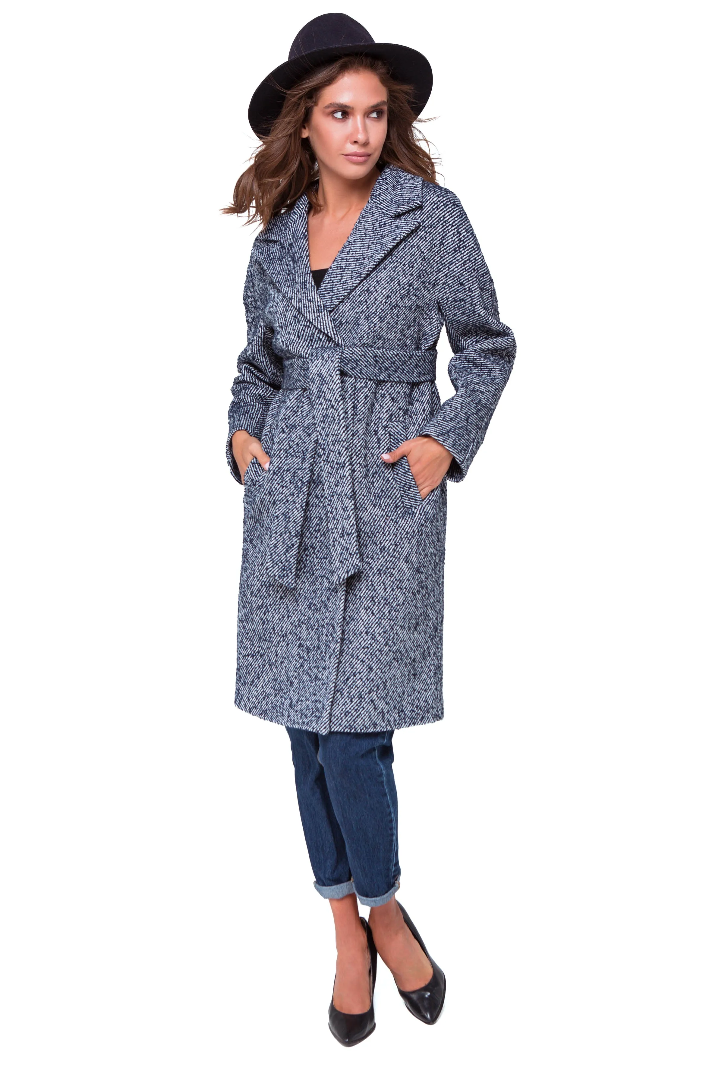 Simona Tweed Tailored Coat