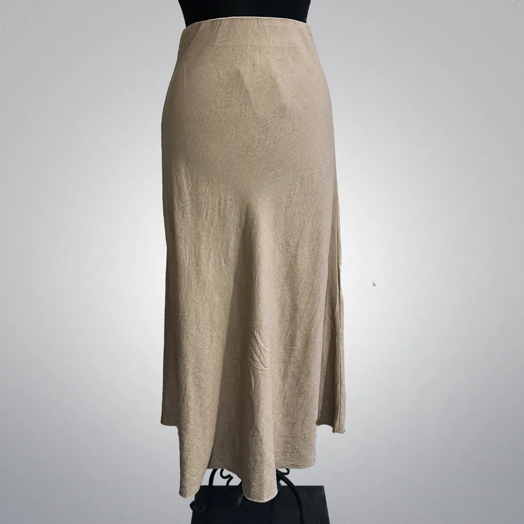 Slim Cut Italian Long Skirt