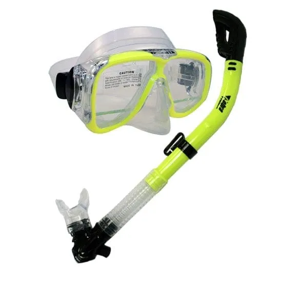 Snorkeling Down-sight Edgeless Mask Dry Snorkel Set - SCS0059