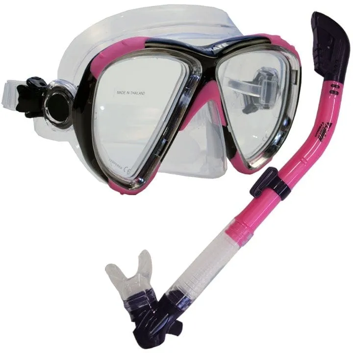 Snorkeling Scuba Dive Mask Snorkel Gear Delux Set - SCS0053