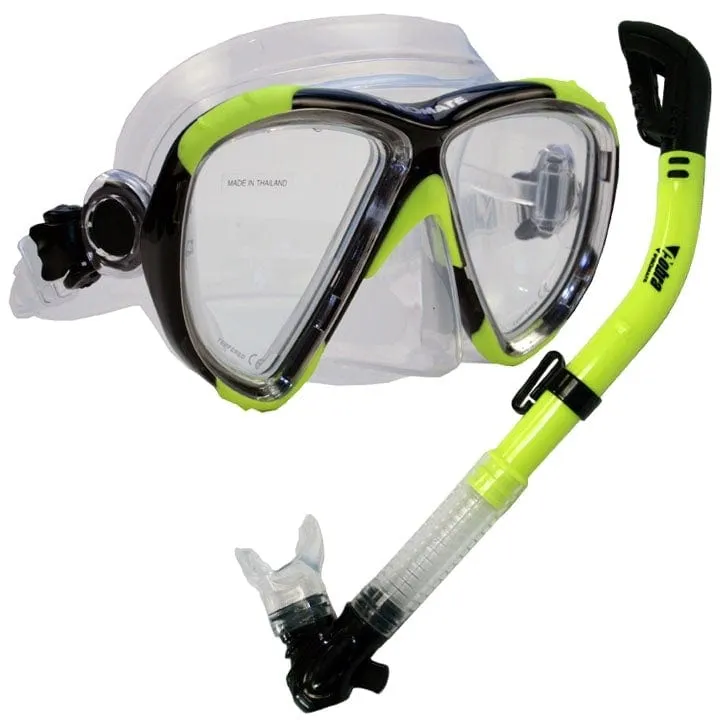 Snorkeling Scuba Dive Mask Snorkel Gear Delux Set - SCS0053