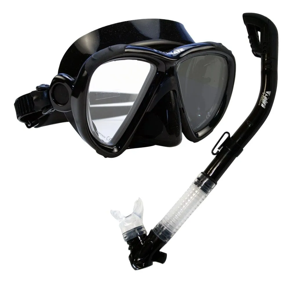 Snorkeling Scuba Dive Mask Snorkel Gear Delux Set - SCS0053