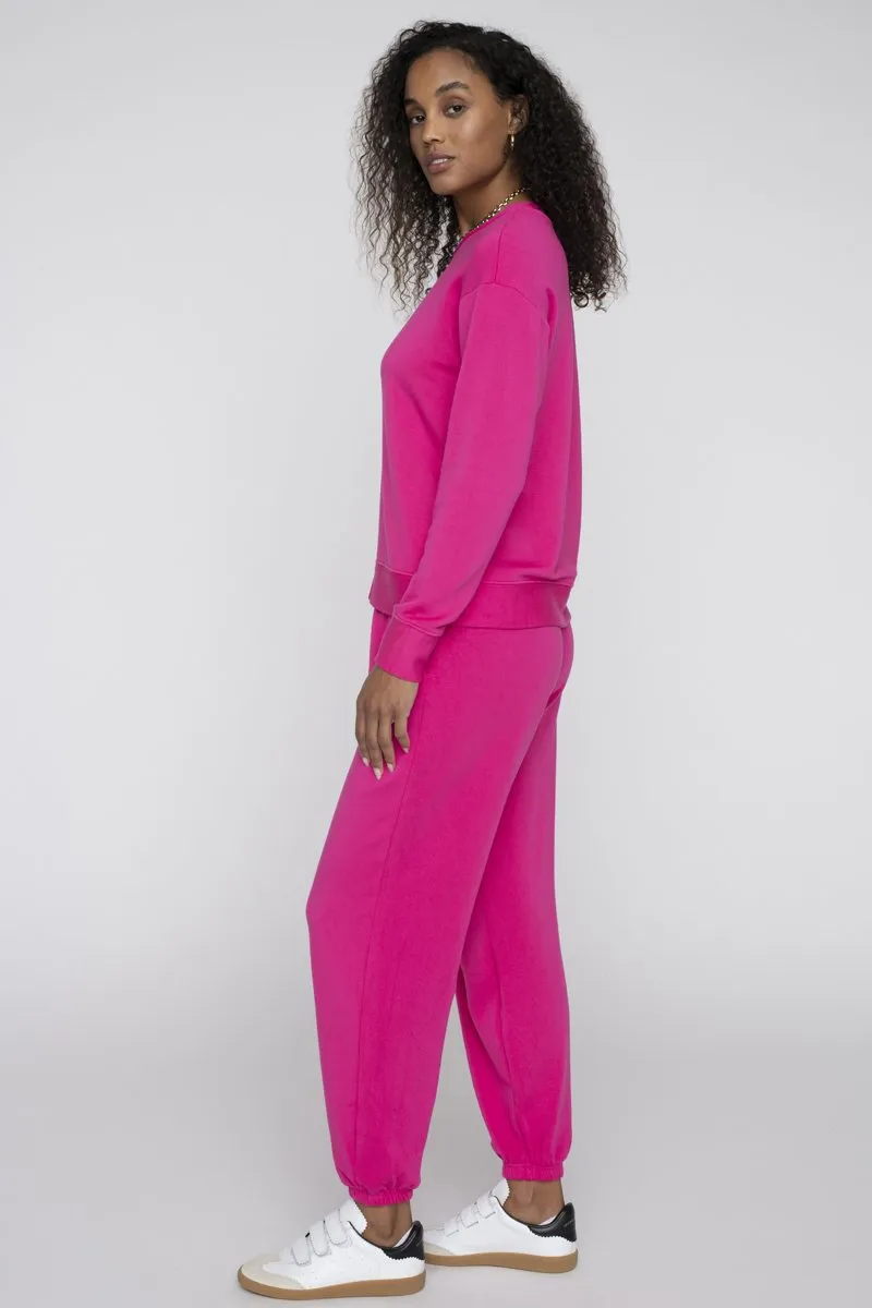 Softest Fleece Drawstring Sweatpant, Ultra Pink