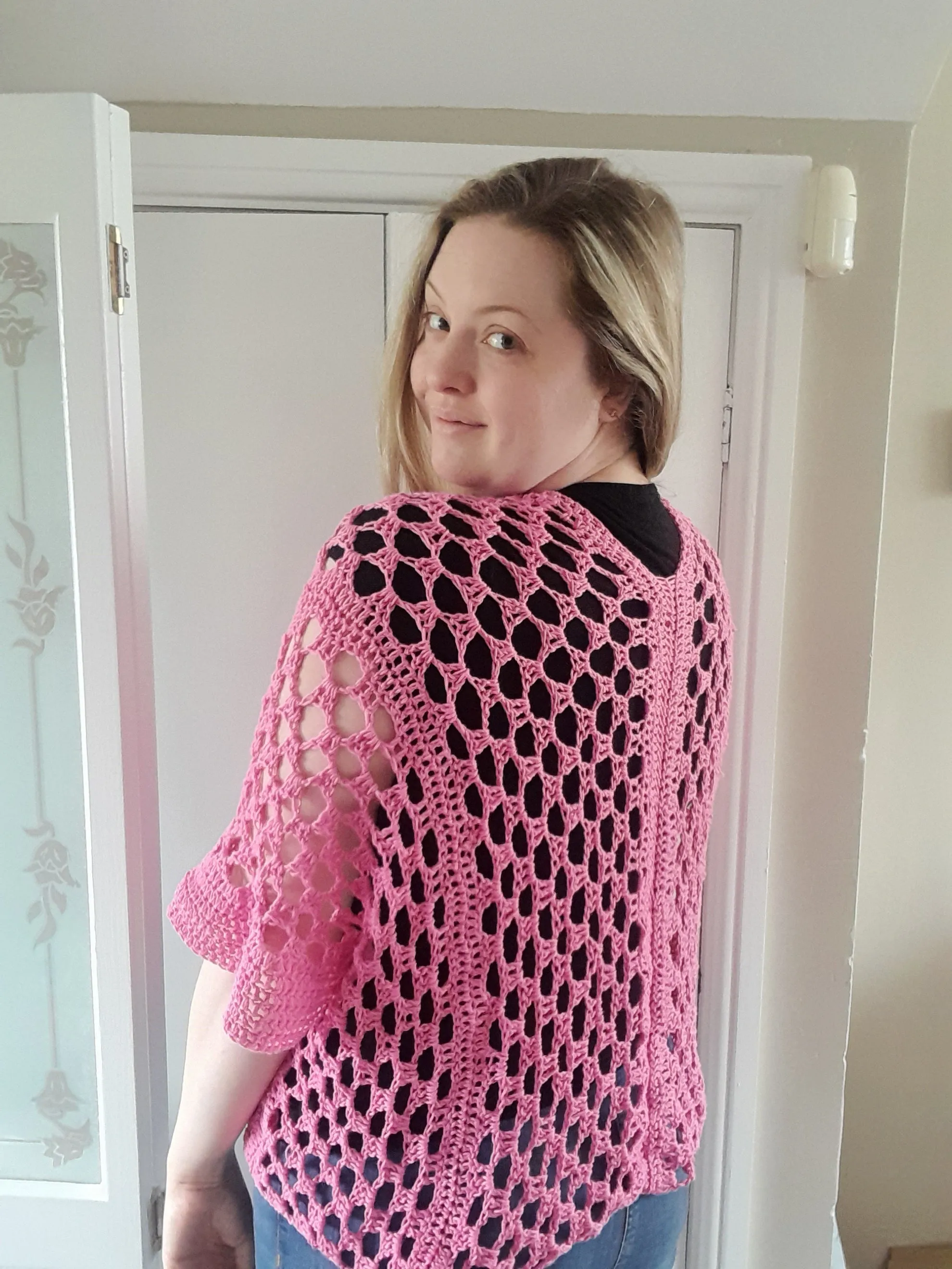 Summer lace cardi crochet pattern