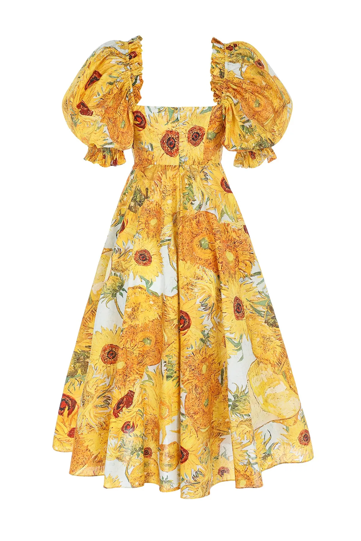 Sunflowers Tea Rose Dress