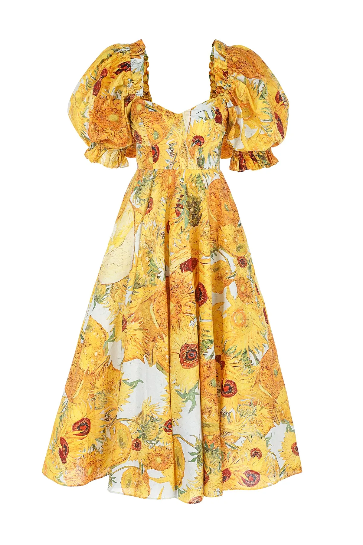 Sunflowers Tea Rose Dress