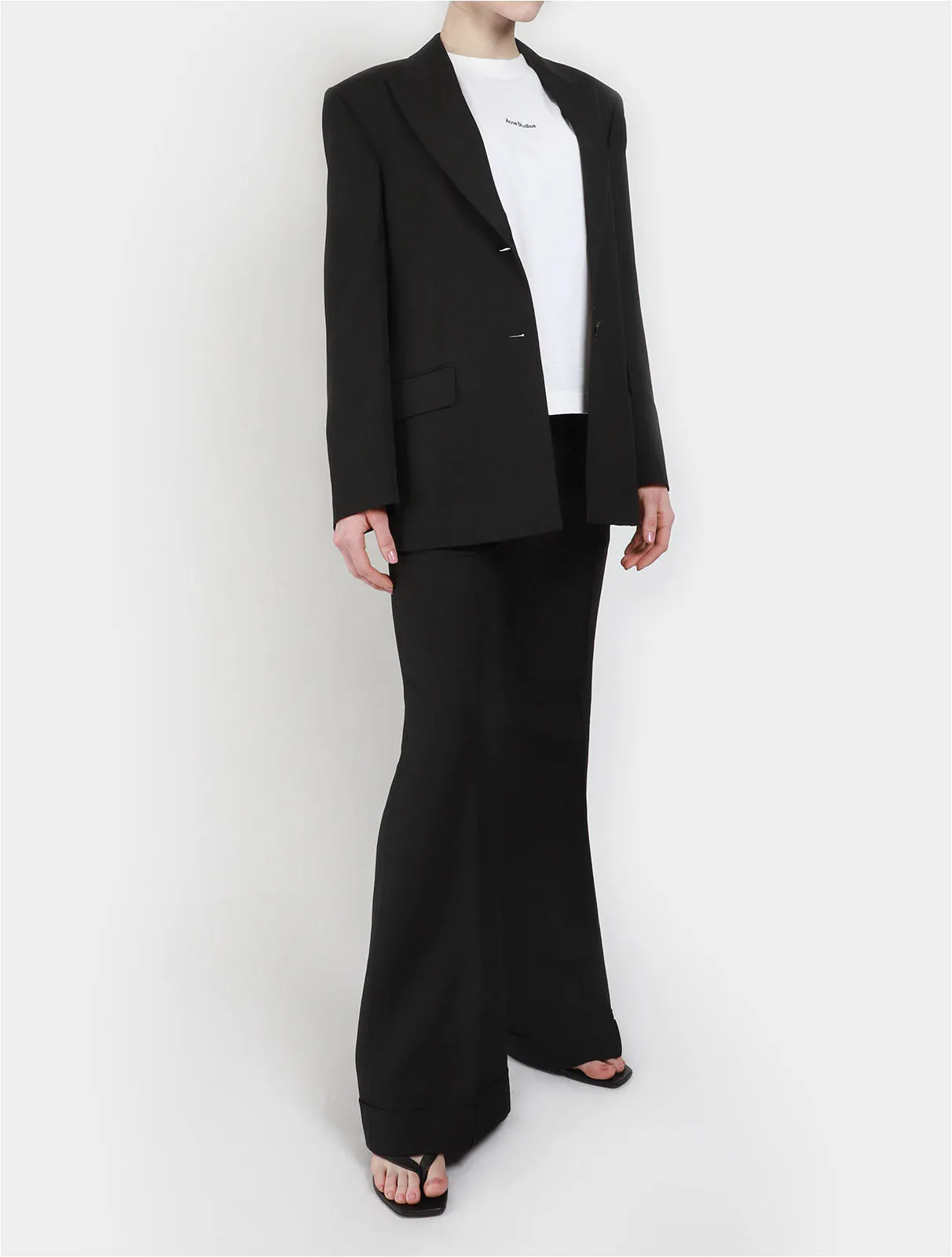 Tailored Flared Trousers