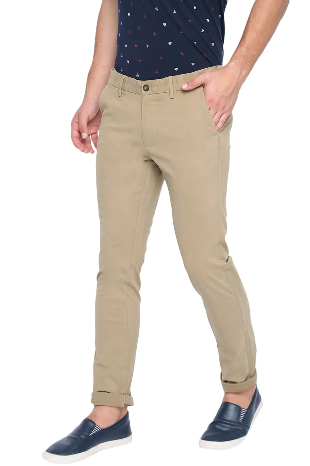 Tapered Fit Fag Stretch Trouser