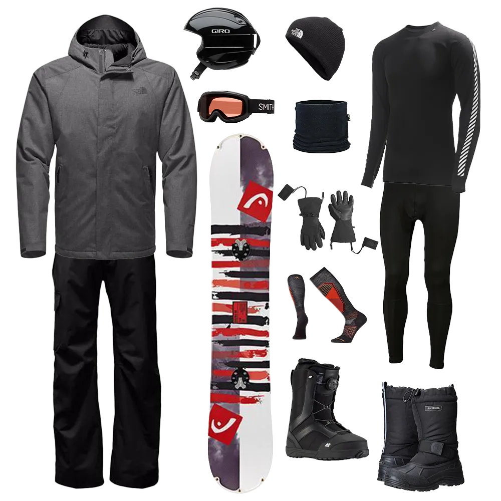 The North Face The Works Package w/ Pants - Men's Snowboard