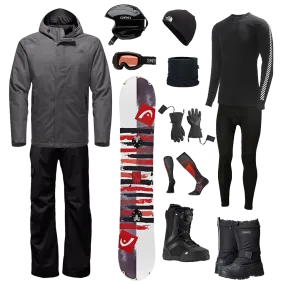 The North Face The Works Package w/ Pants - Men's Snowboard