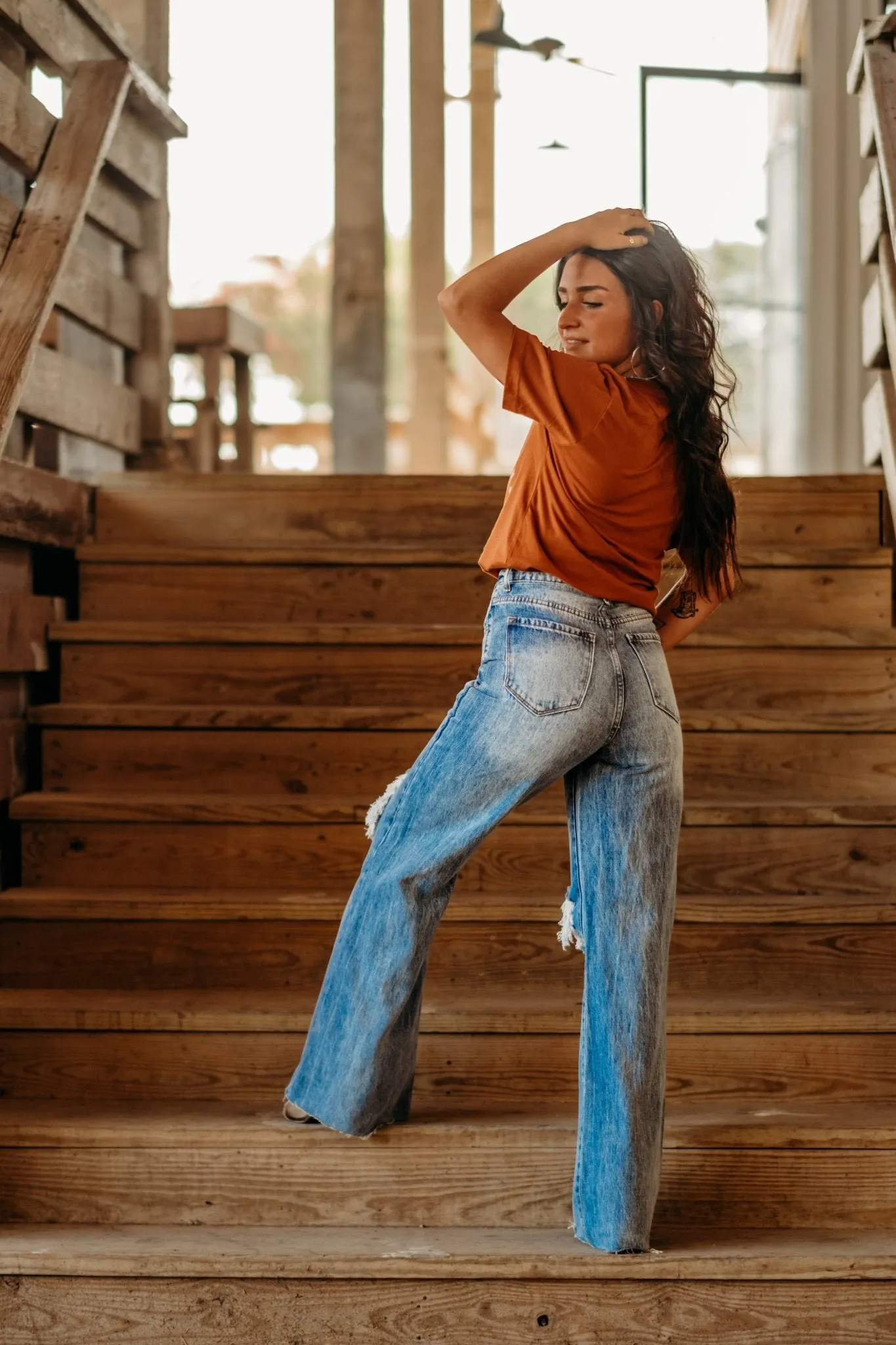 The Round Up Distressed Jean