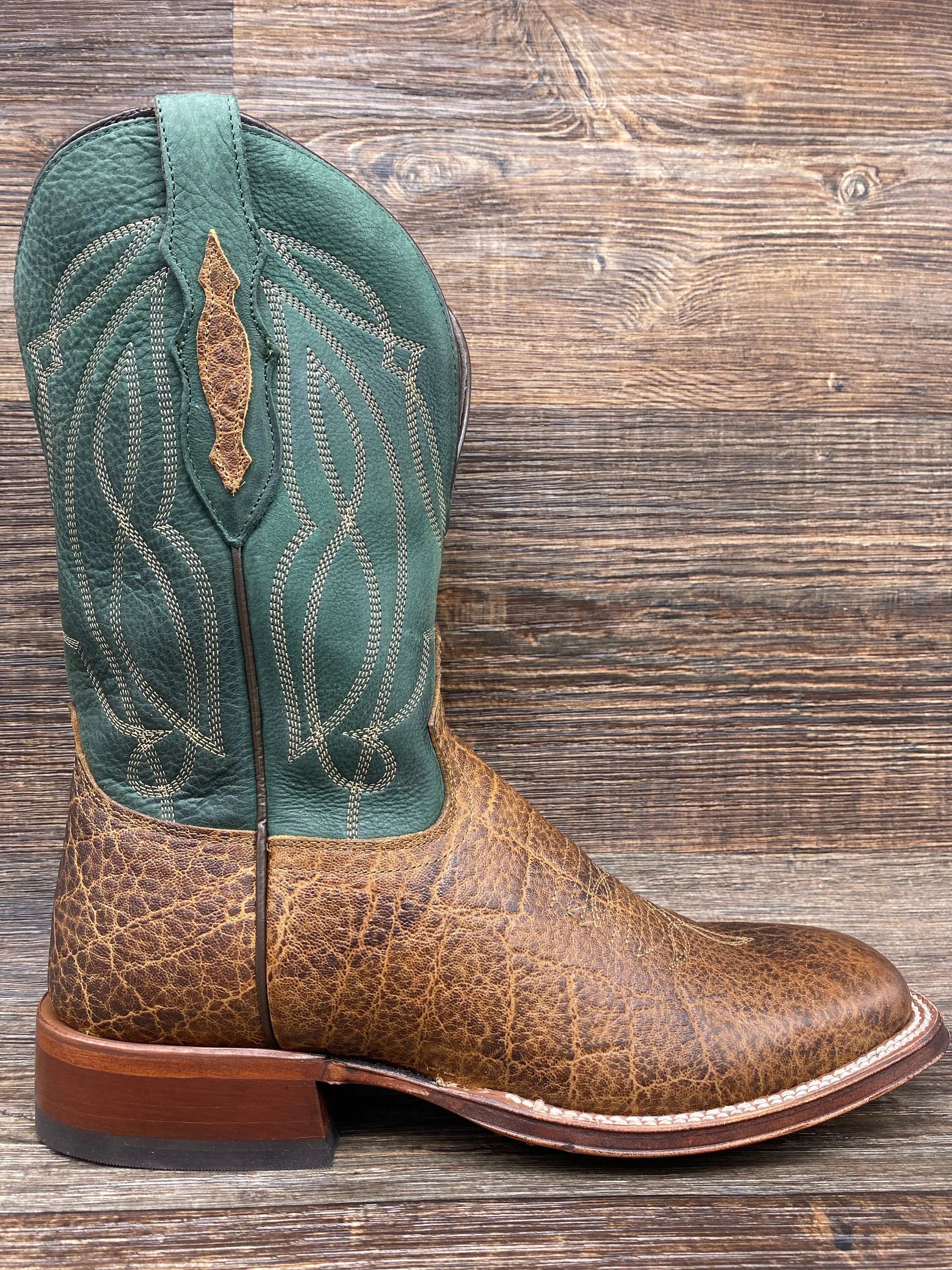 tl3017 Men's Tapadera Exotic Print Square Toe Western Boot by Tony Lama