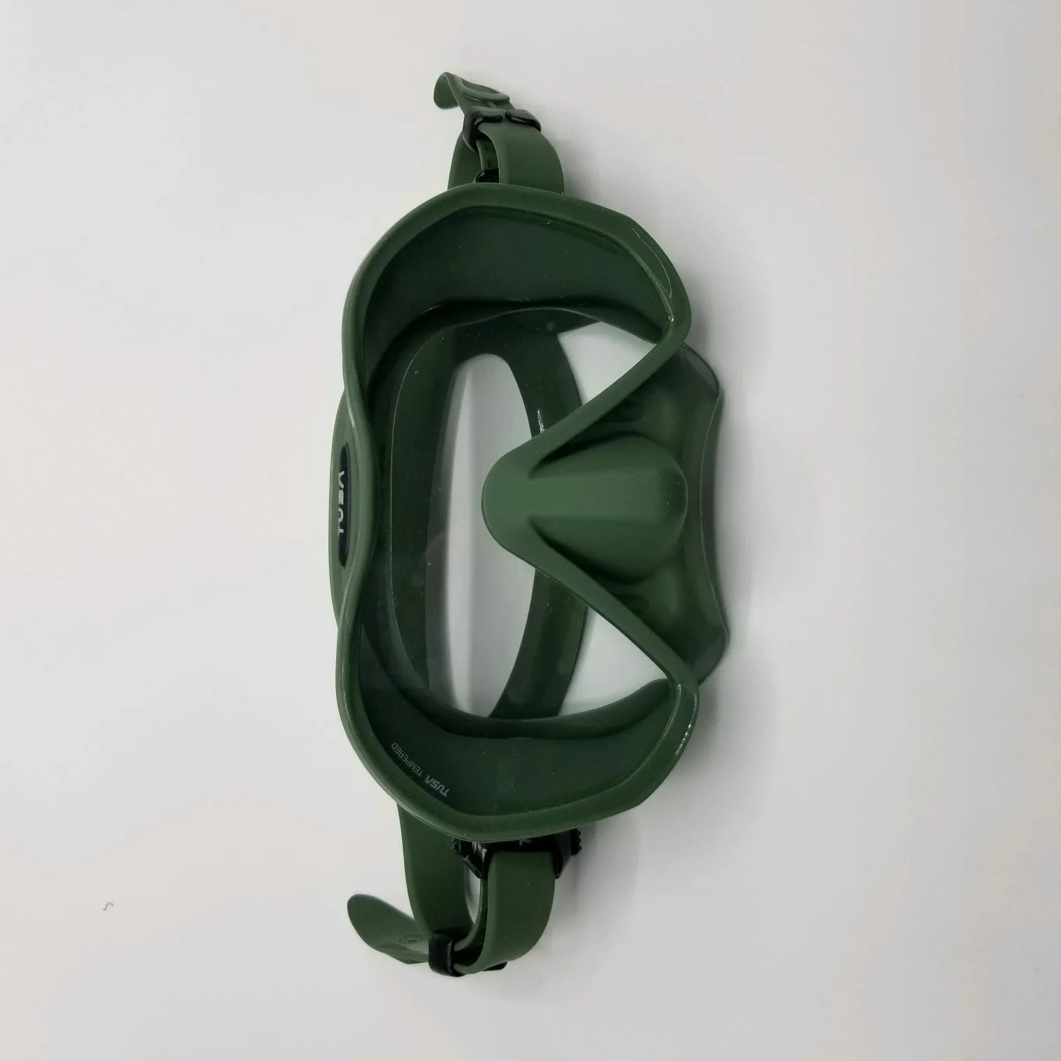 Used Tusa Zensee Scuba Diving Mask - Khaki