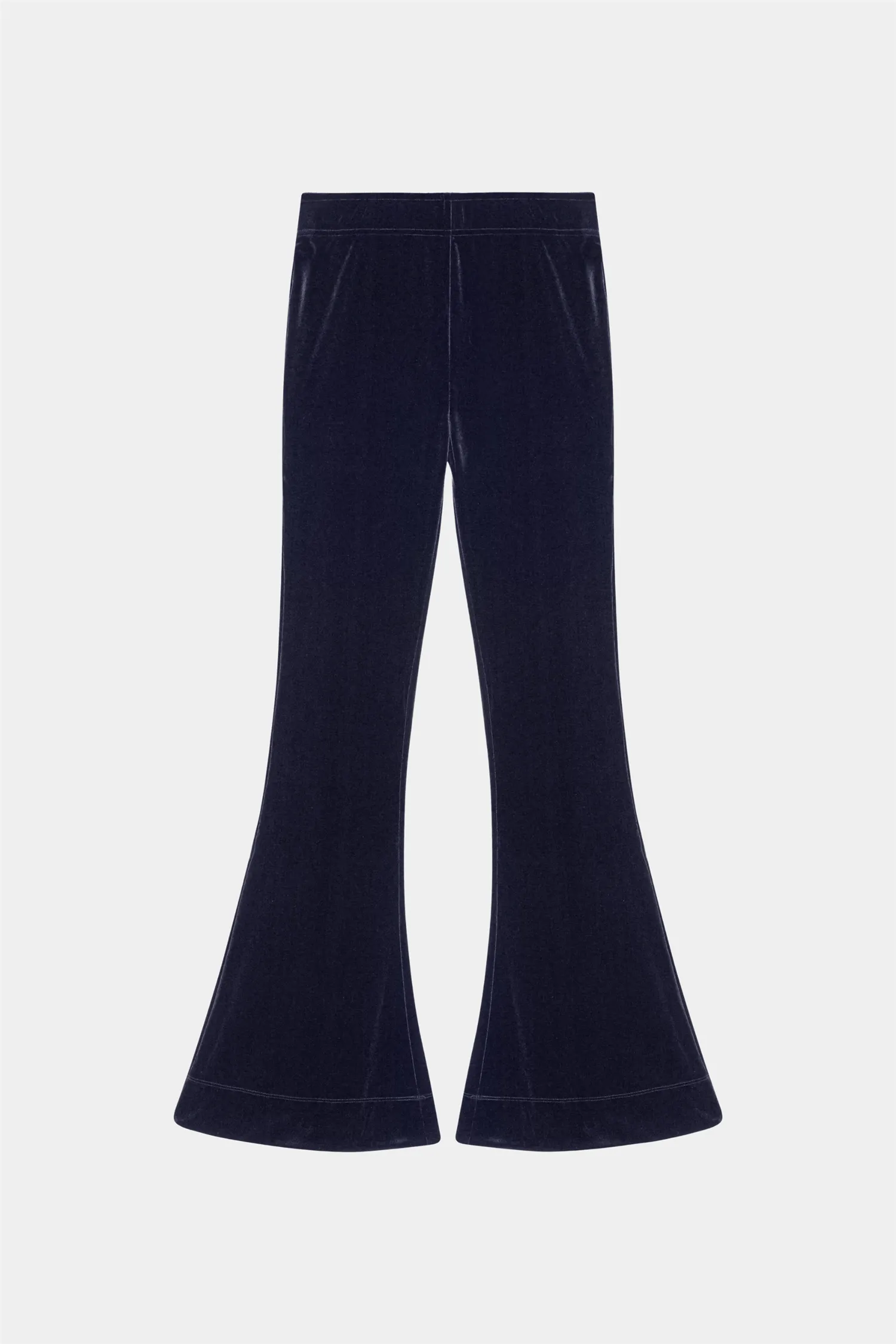 Velvet Jersey Flared Pants